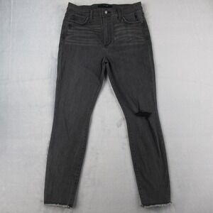 Joes Jeans Womens Skinny High Rise Distressed Grey Denim LWXEVA5748 Size 30